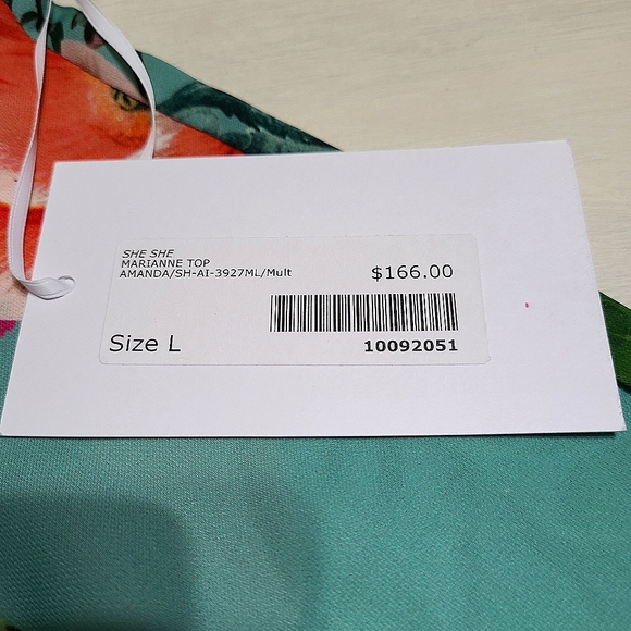 NWT Amanda Uprichard Deep V-Neck Faux-Wrap Sleeveless Open Back Top - Picture 5 of 6